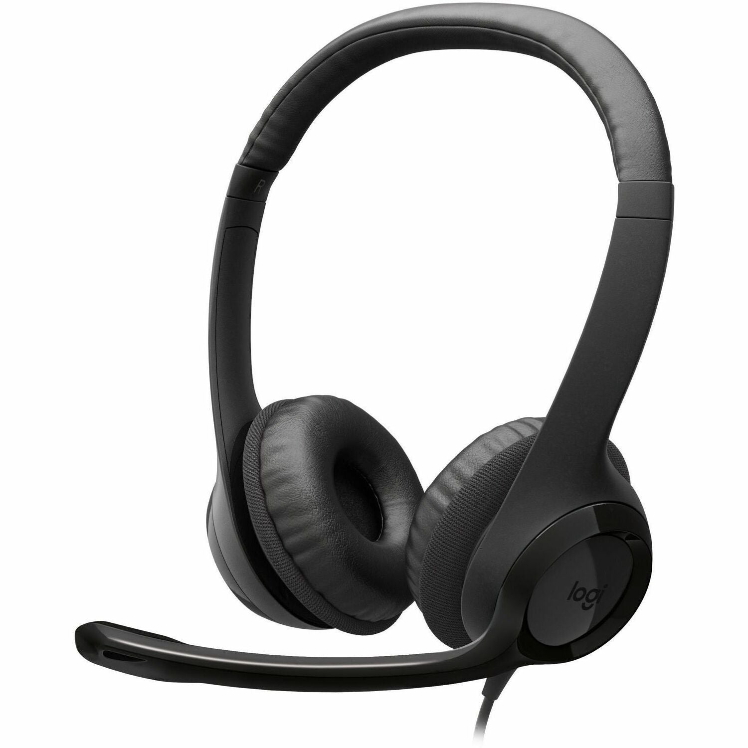 Logitech H390 Wired Headphones with Mic, USB Headset with Microphone for PC, Noise Cancelling Microphone - 981-001575