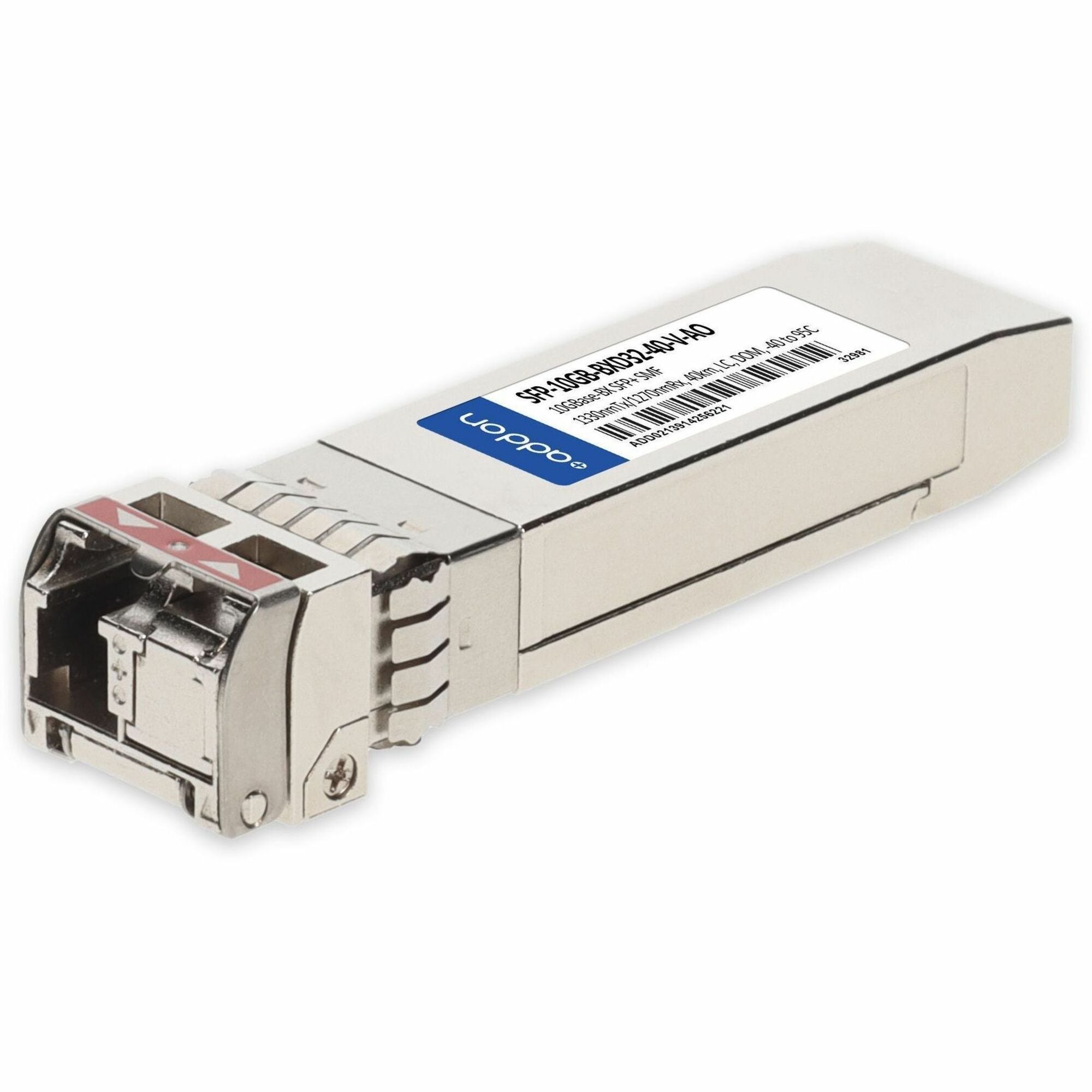 AddOn MSA and TAA 10GBase-BX SFP+ Transceiver (SMF, 1330nmTx/1270nmRx, 40km, LC, DOM, -40 to 95C) - SFP-10GB-BXD32-40-V-AO