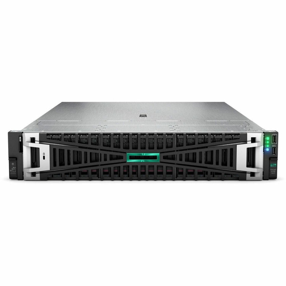 HPE ProLiant DL385 G11 2U Rack Server - 1 x AMD EPYC 9115 2.60 GHz - 256 GB RAM - 960 GB SSD - (2 x 480GB) SSD Configuration - Serial ATA/600, 12Gb/s SAS Controller - P83036-005