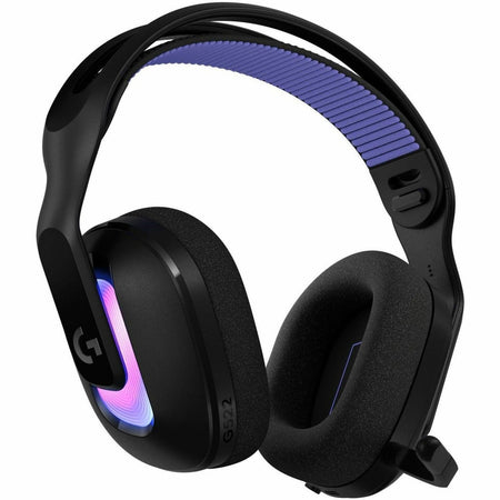 Logitech G522 LIGHTSPEED Wireless Gaming Headset, LIGHTSYNC RGB, Full Bandwidth Mic, Advanced Synchronized Audio, Tri-Connectivity with LIGHTSPEED, Bluetooth, Black - 981-001491