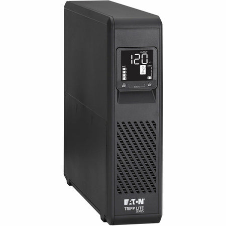Eaton Tripp Lite Series 1500VA 1050W 120V Line-Interactive Pure Sine Wave Cloud-Connected UPS with Remote Monitoring - 10 NEMA 5-15R Outlets (Surge and Battery Backup), LCD, 5-15P Plug, Tower - SMART1500PSRTNC