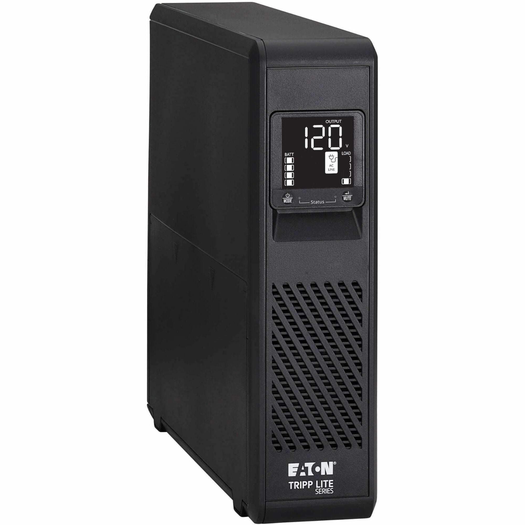 Eaton Tripp Lite Series 1000VA 750W 120V Line-Interactive Pure Sine Wave Cloud-Connected UPS with Remote Monitoring - 10 NEMA 5-15R Outlets (Surge and Battery Backup), LCD, 5-15P Plug, Tower - SMART1000PSRTNC