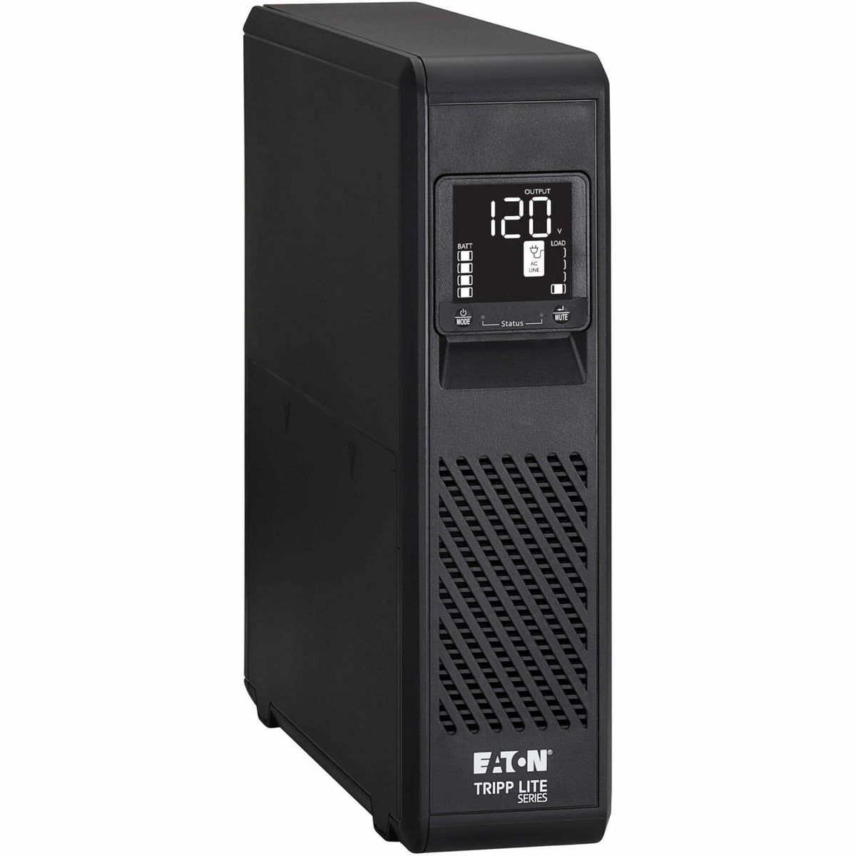 Eaton Tripp Lite Series 750VA 475W 120V Line-Interactive Pure Sine Wave Cloud-Connected UPS with Remote Monitoring - 8 NEMA 5-15R Outlets (Surge and Battery Backup), LCD, 5-15P Plug, Tower - SMART750PSRTNC