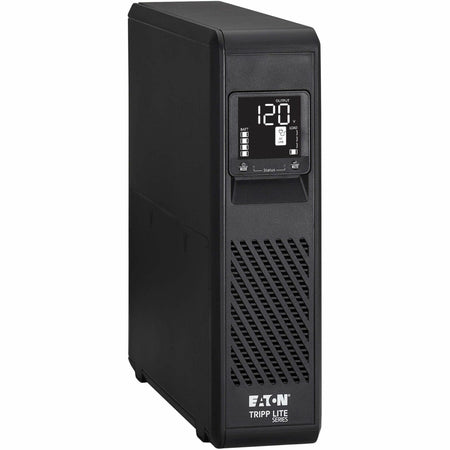 Eaton Tripp Lite Series 750VA 475W 120V Line-Interactive Pure Sine Wave Cloud-Connected UPS with Remote Monitoring - 8 NEMA 5-15R Outlets (Surge and Battery Backup), LCD, 5-15P Plug, Tower - SMART750PSRTNC