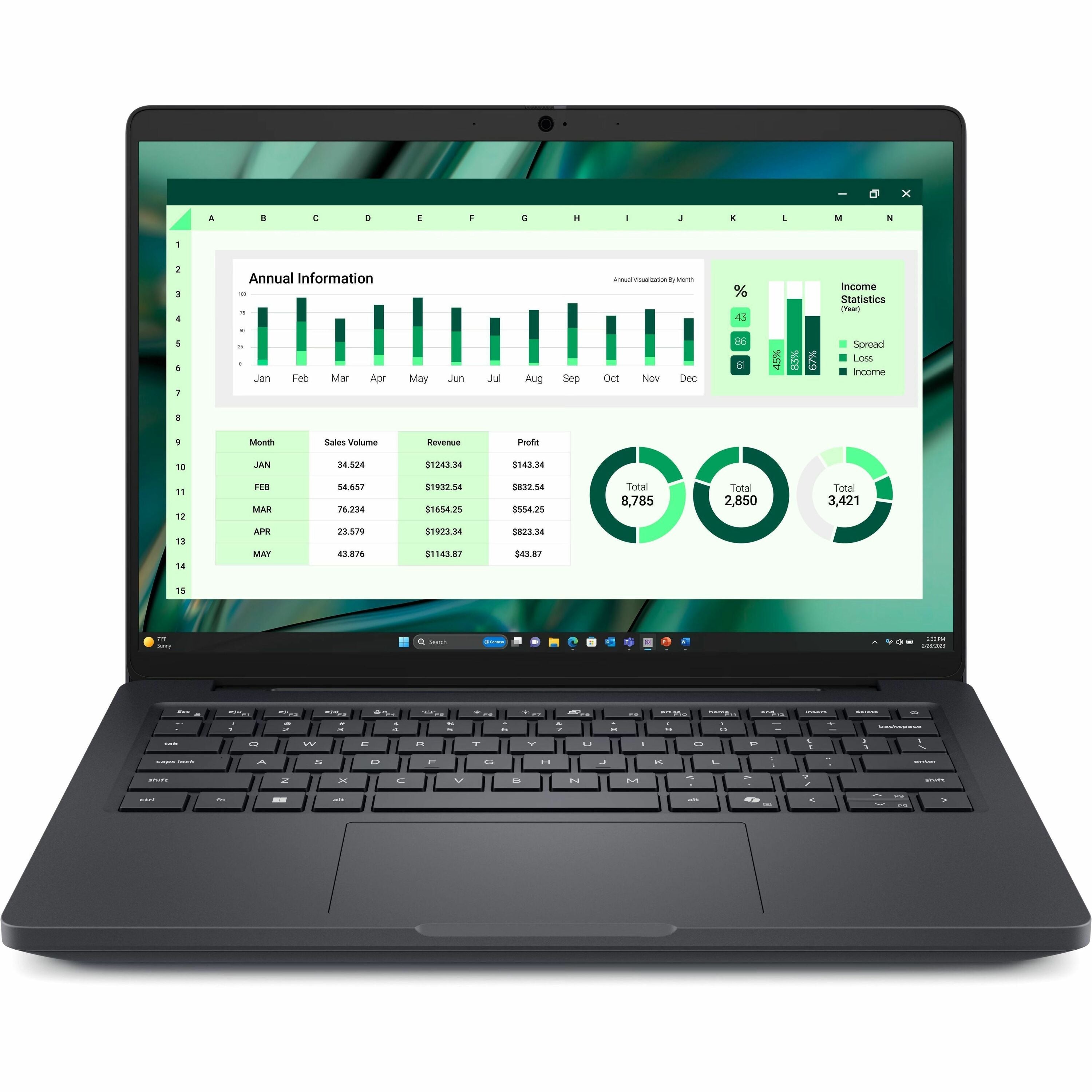 Dell Pro Max MC14250 14" Touchscreen Copilot+ PC Notebook - Full HD Plus - 60 Hz - Intel Core Ultra 7 255H - 16 GB - 512 GB SSD - English (US) Keyboard - WNHT0