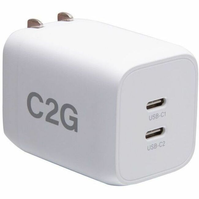 C2G Dual USB-C&reg; Power Adapter - 65W - C2G58880
