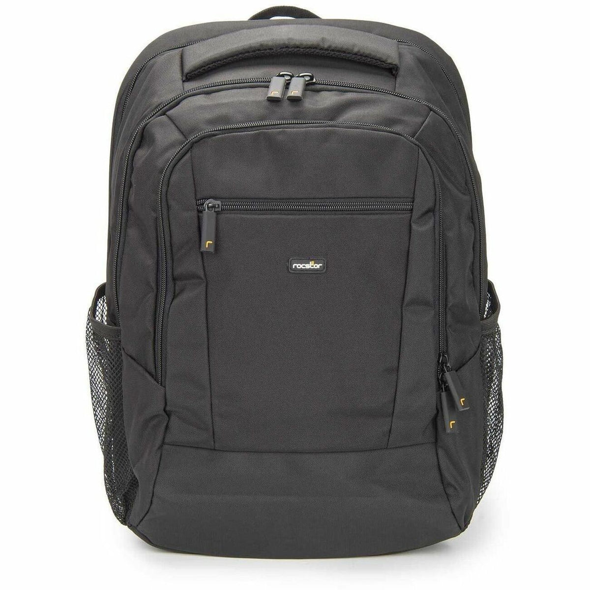 Rocstor MetroPro Rugged Carrying Case (Backpack) for 13" to 17" Apple, HP, Lenovo, Microsoft, Dell Notebook - Black - TAA Compliant - Y1CC012-B1