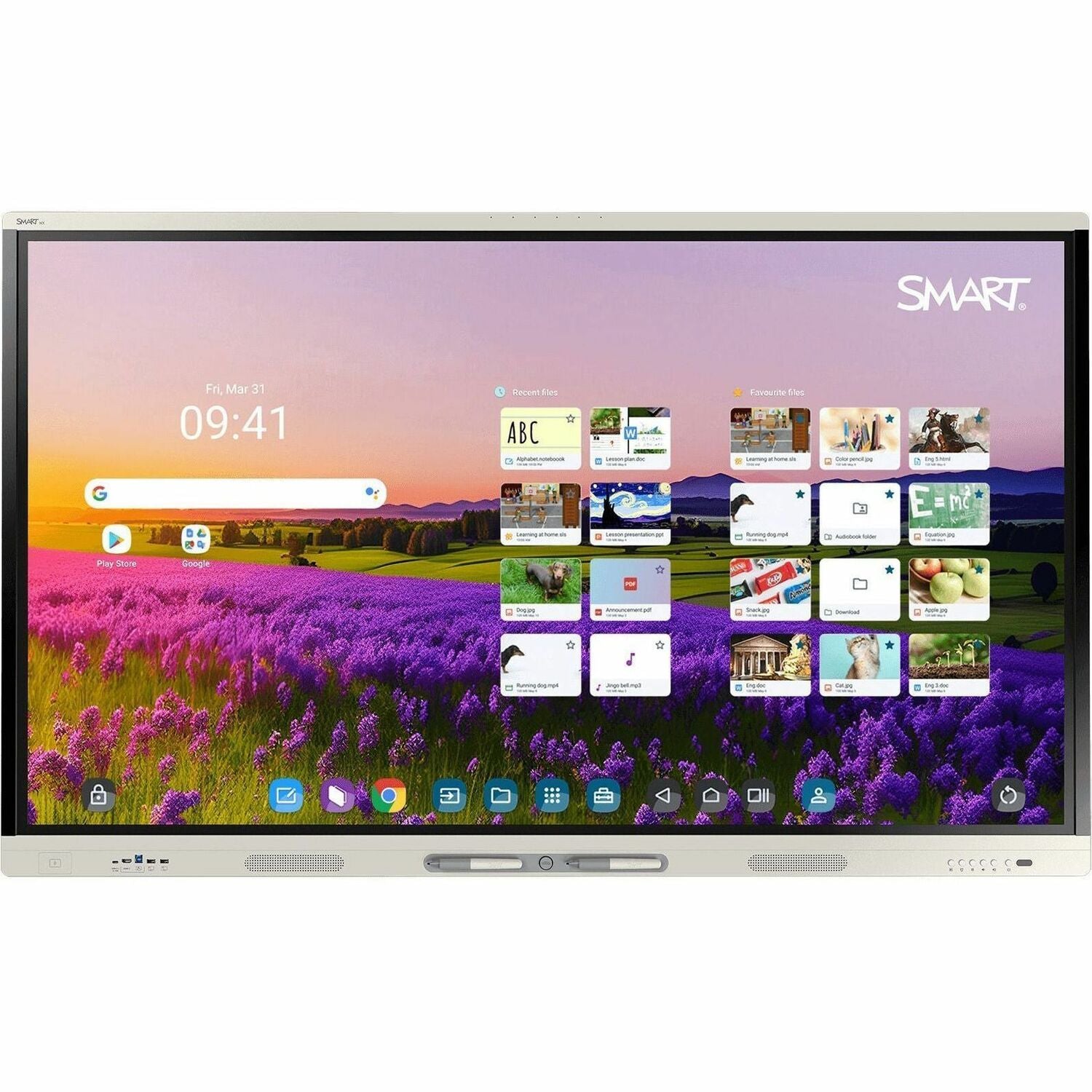 SMART Board MX065-V5 Pro Interactive Display With IQ - MX265-V5-PW