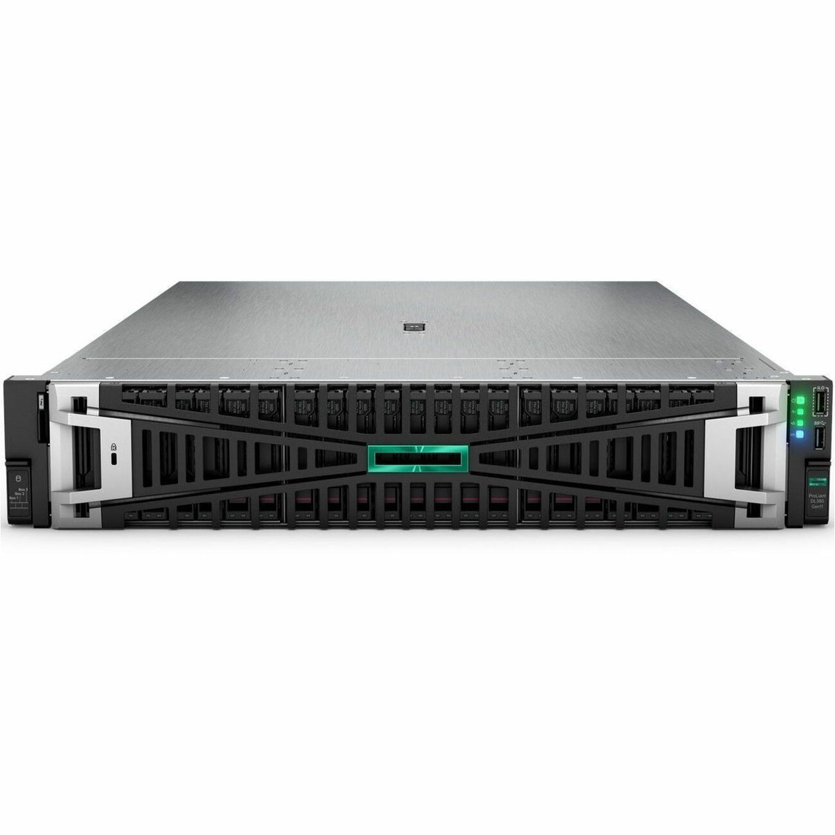 HPE ProLiant DL380 G11 2U Rack Server - 1 x Intel Xeon Gold 6530 2.10 GHz - 64 GB RAM - 1.92 TB SSD - (2 x 960GB) SSD Configuration - 12Gb/s SAS, Serial ATA/600, NVMe Controller - P83314-005