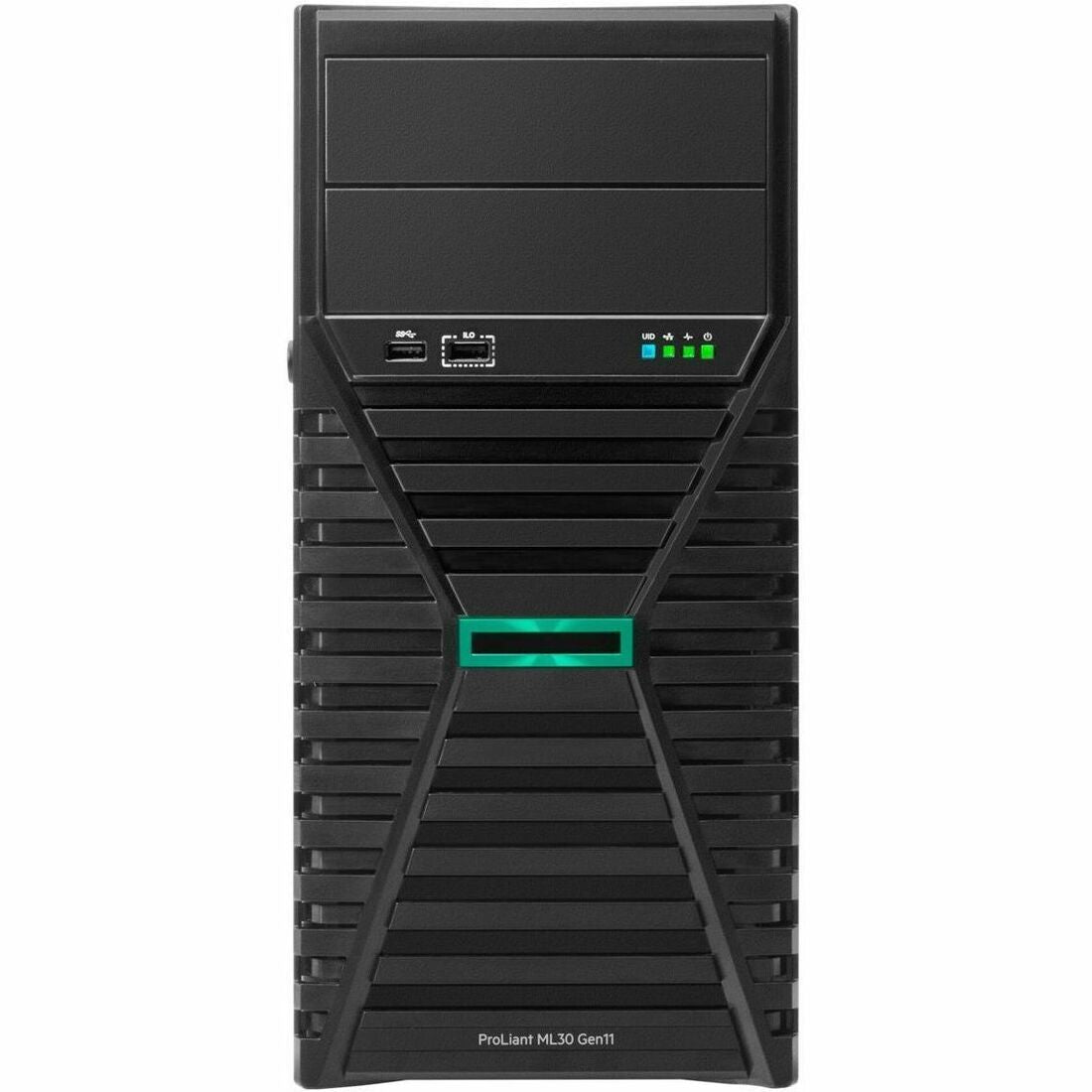 HPE ProLiant ML30 G11 4U Tower Server - 1 x Intel 6333P 3.10 GHz - 32 GB RAM - 960 GB SSD - (2 x 480GB) SSD Configuration - Serial ATA/600 Controller - P83316-005