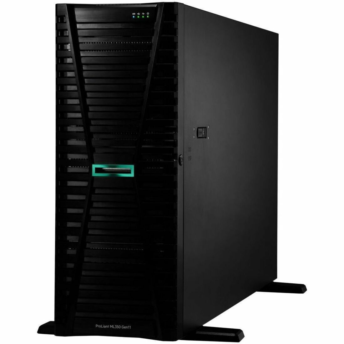 HPE ProLiant ML350 G11 4U Tower Server - 1 x Intel Xeon Silver 4510 2.40 GHz - 64 GB RAM - 960 GB SSD - (2 x 480GB) SSD Configuration - 12Gb/s SAS, Serial ATA/600 Controller - P83319-005