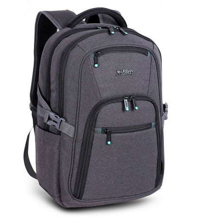 Urban Factory HEAVEE Carrying Case (Backpack) for 10.5" to 15.6" Notebook, Tablet - Dark Gray - HTE15UF