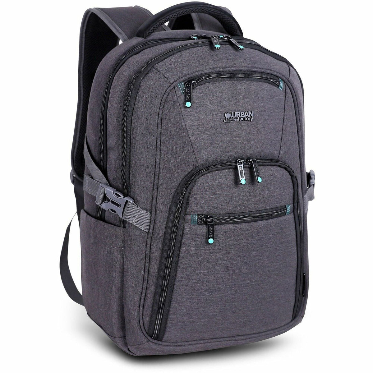 Urban Factory HEAVEE GREEN Carrying Case (Backpack) for 10.5" to 14.1" Notebook - Dark Gray - HTE14UF