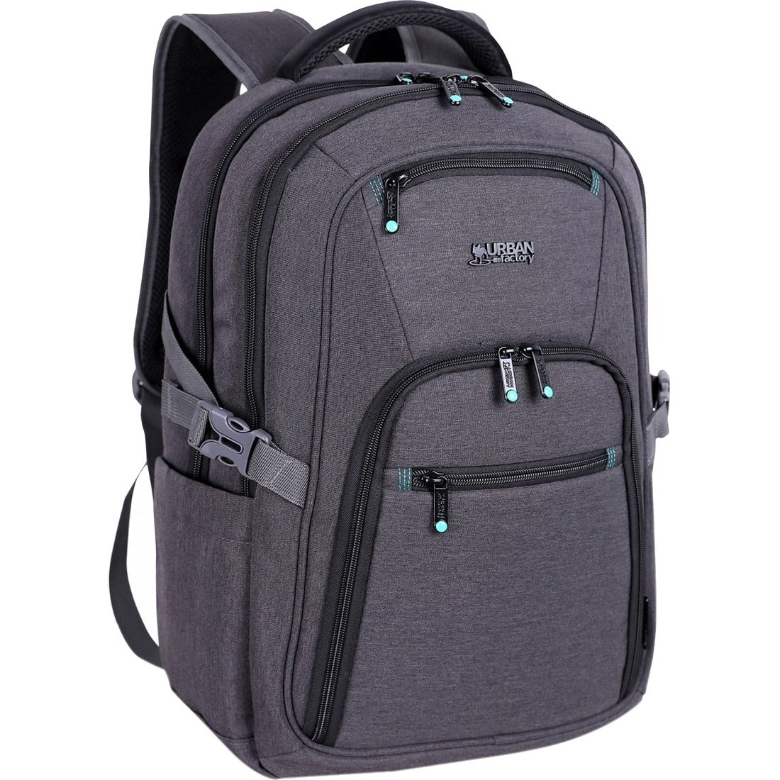 Urban Factory Carrying Case (Backpack) for 10.5" to 17.3" Notebook, Tablet, Smartphone - Gray/Black - HTE17UF