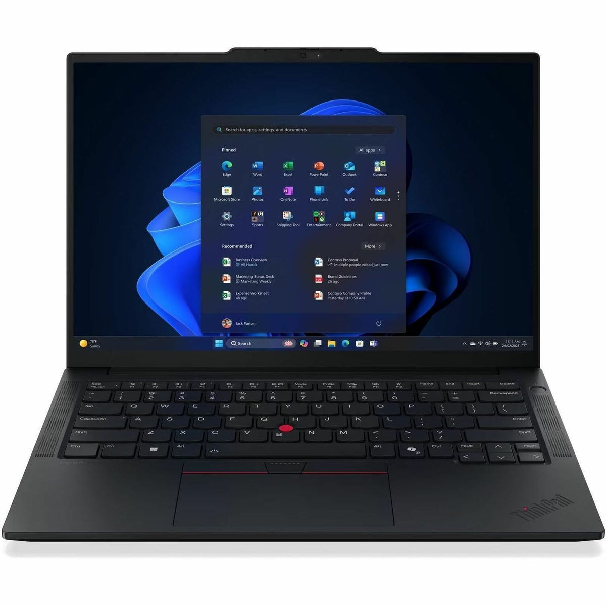 Lenovo ThinkPad E14 Gen 7 21T9002FUS 14" Notebook - WUXGA - 60 Hz - Intel Core 5 210H - 16 GB - 256 GB SSD - English Keyboard - Black - 21T9002FUS