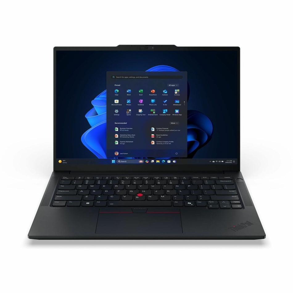 Lenovo ThinkPad E14 Gen 7 21SX003DUS 14" Notebook - WUXGA - 60 Hz - Intel Core Ultra 5 225U - 16 GB - 256 GB SSD - English Keyboard - Black - 21SX003DUS
