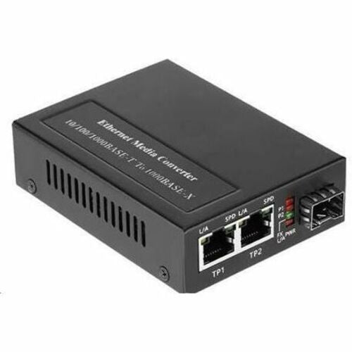 1000BASE-T to 1000BASE-FX POE+ Media Converter - AXG103611