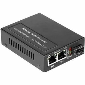 1000BASE-T to 1000BASE-FX POE+ Media Converter - MCP33-AT-SFP-AX