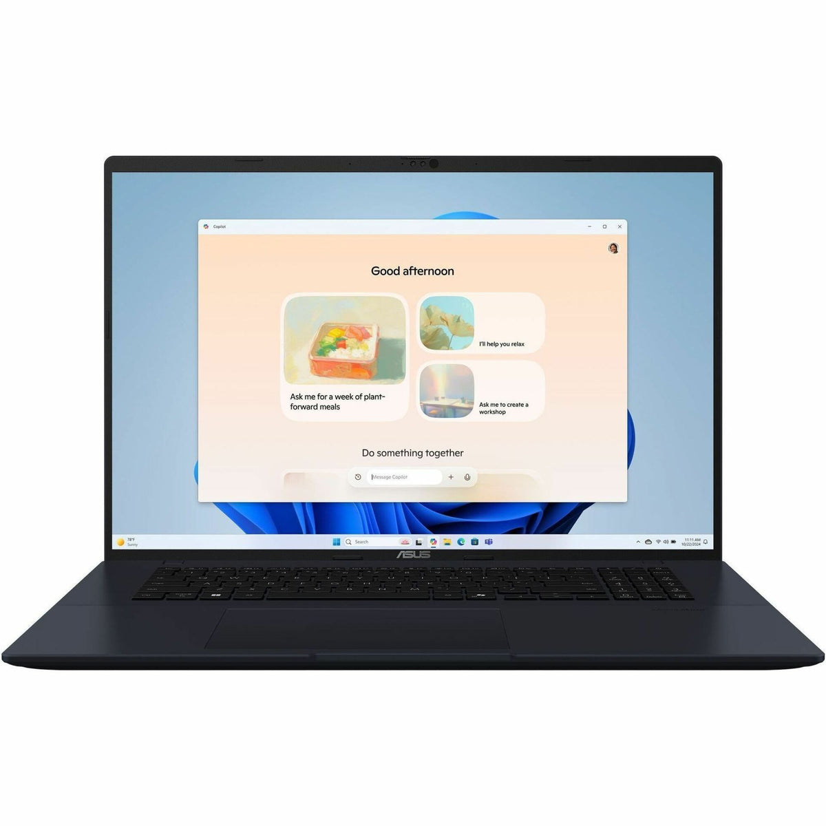 Asus VivoBook 18 M1807 M1807HA-DB79 18.4" Notebook - WUXGA - 144 Hz - AMD Ryzen 7 260 - 32 GB - 1 TB SSD - Quiet Blue - M1807HA-DB79