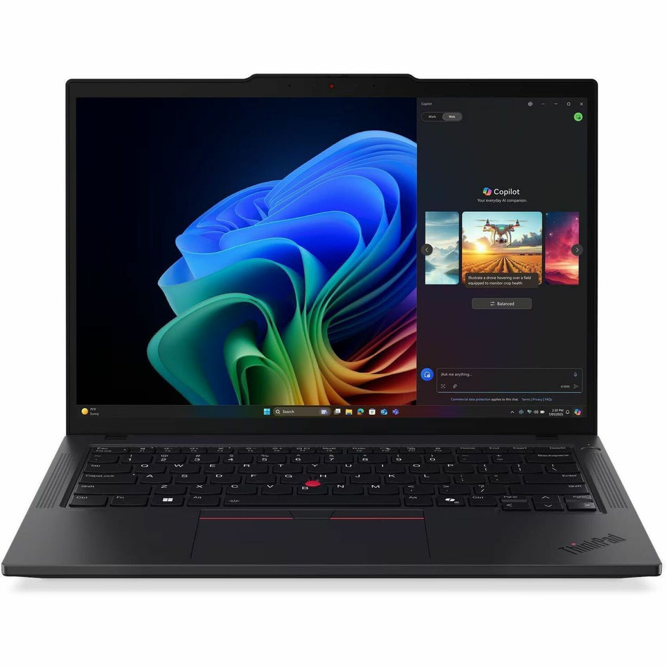 Lenovo ThinkPad T14 Gen 6 21QG0006US 14" Copilot+ PC Notebook - WUXGA - 60 Hz - Intel Core Ultra 5 228V - 32 GB - 512 GB SSD - English Keyboard - Black - 21QG0006US