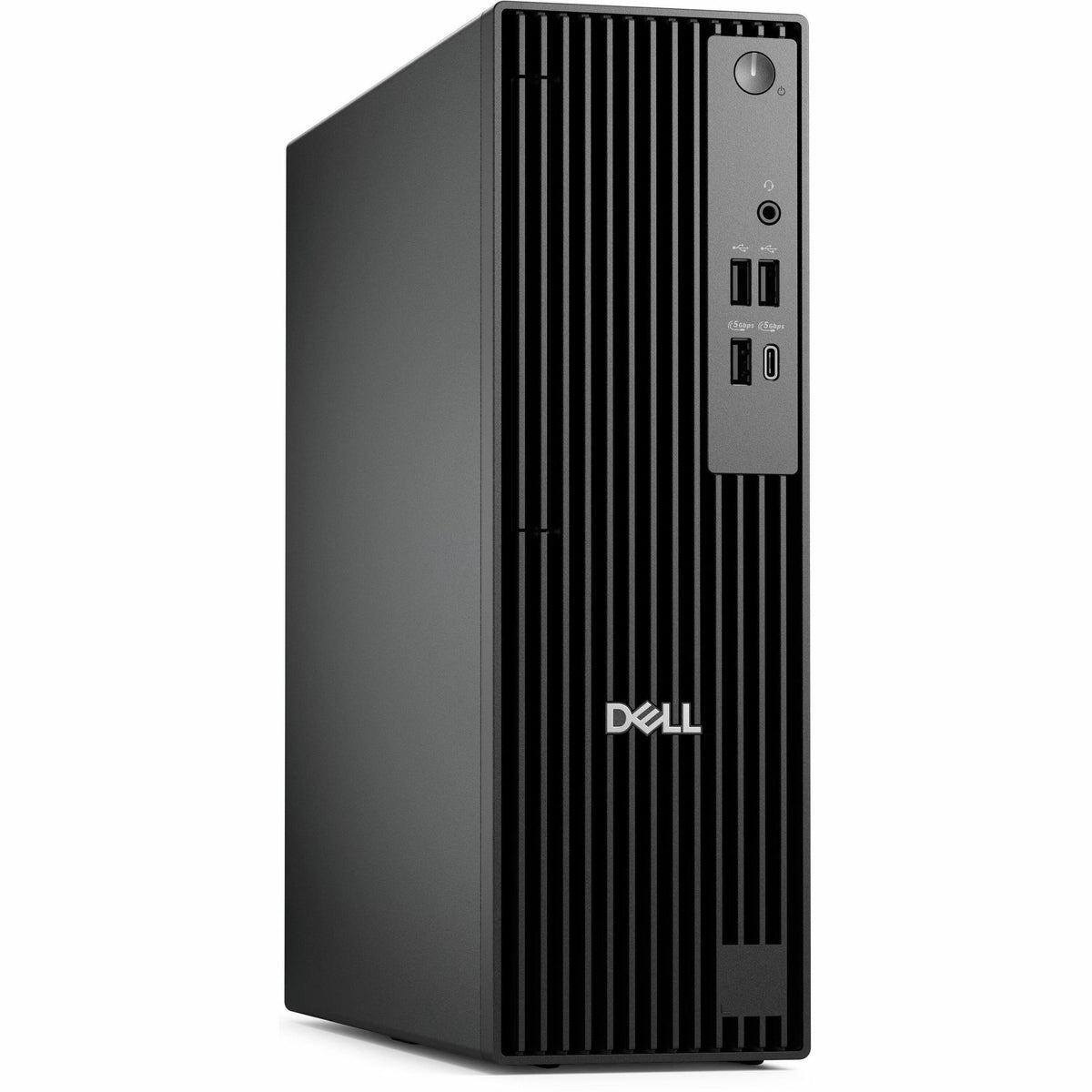Dell Pro Slim QCS1250 Desktop Computer - Intel Core Ultra 5 235 - vPro Technology - 16 GB - 512 GB SSD - Slim PC - Standard Black - JR3NN