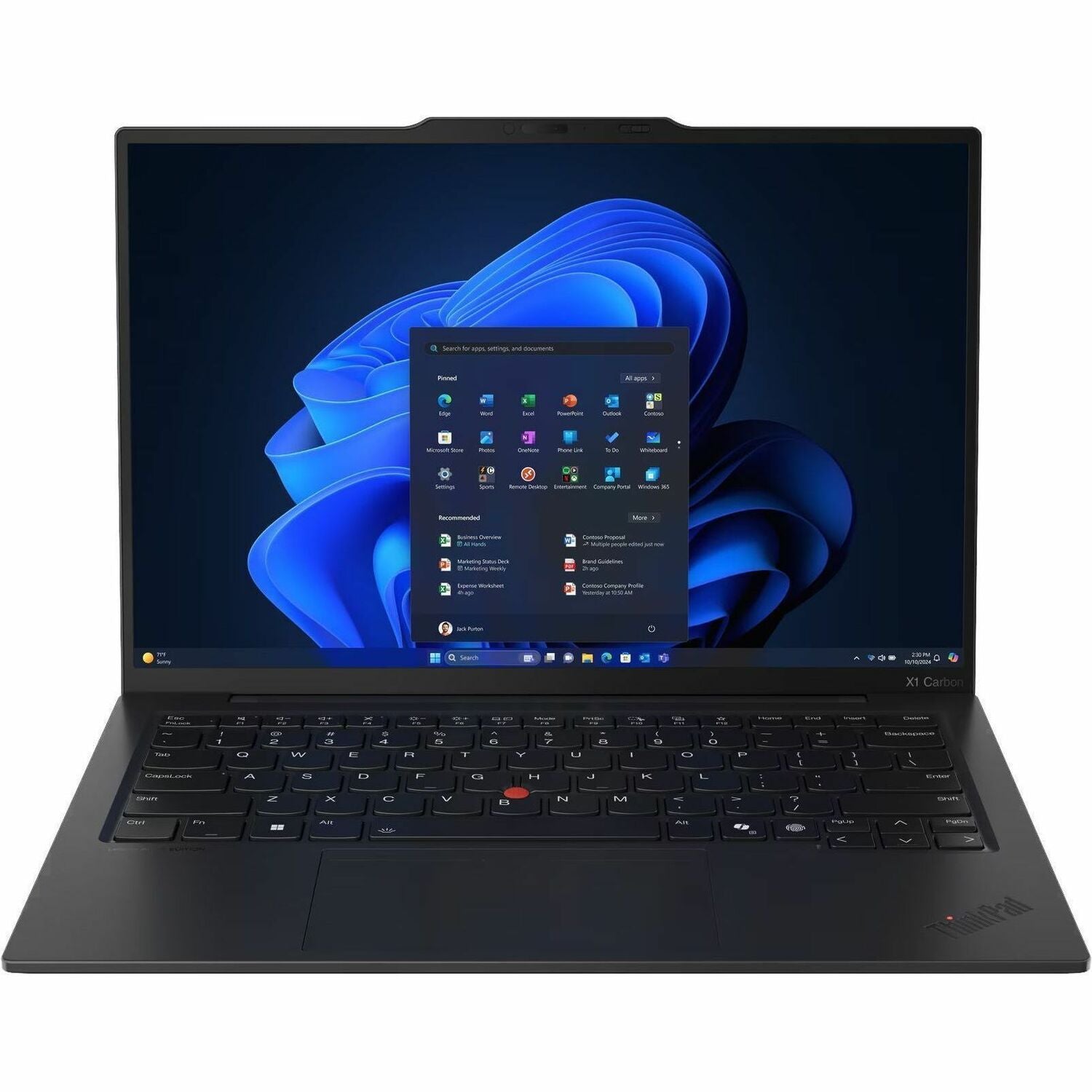 Lenovo ThinkPad X1 Carbon Gen 13 21NX00FRUS 14" Ultrabook - WUXGA - 60 Hz - Intel Core Ultra 5 225U - Intel Evo Platform - 16 GB - 512 GB SSD - English Keyboard - Black Paint - 21NX00FRUS