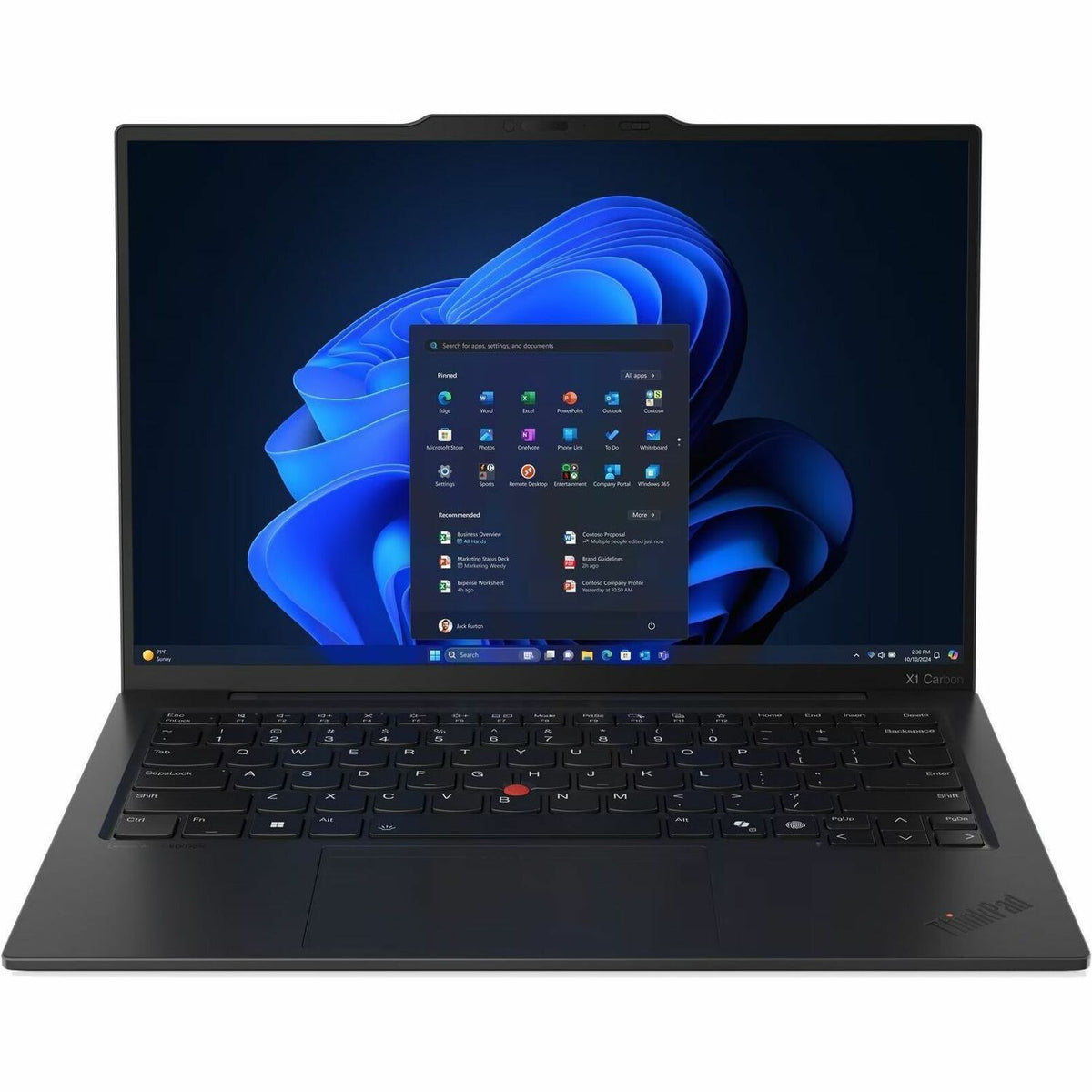 Lenovo ThinkPad X1 Carbon Gen 13 21NX00FUUS 14" Touchscreen Ultrabook - WUXGA - 60 Hz - Intel Core Ultra 7 255U - Intel Evo Platform - 16 GB - 512 GB SSD - English Keyboard - Black Paint - 21NX00FUUS
