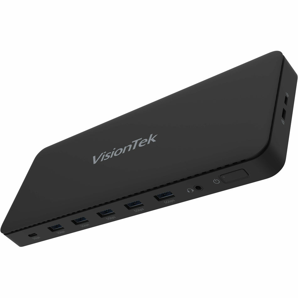 VisionTek VT4600DL Universal Dual 4K Docking Station 100W Charging (USB-A, USB-C) - 901799