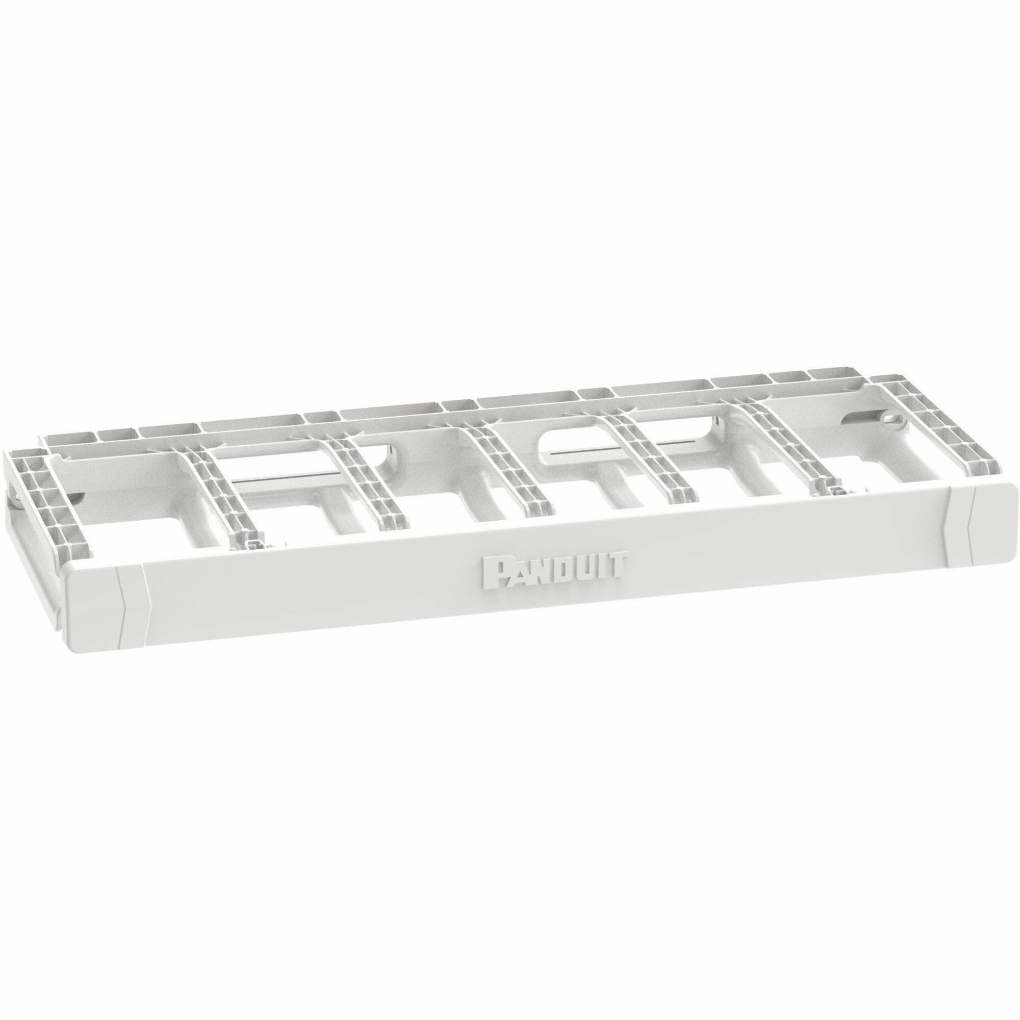 Panduit PatchRunner 2 Horizontal Single-Sided Manager, 1RU, White - PR2HF1WH
