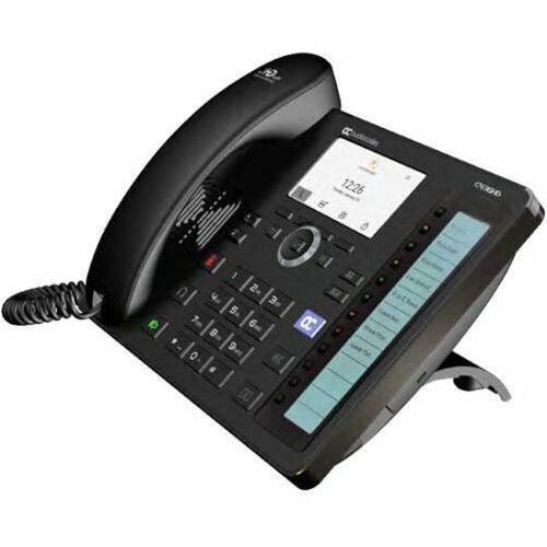 AudioCodes C436HD IP Phone - Corded - Corded/Cordless - Wi-Fi - Black - TEAMS-C436HDPS-DBW