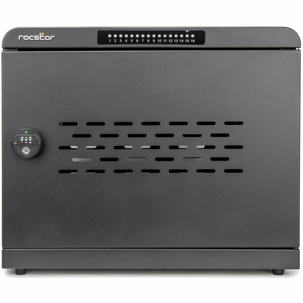 Rocstor Volt UC16 USB-C 16-Device Charging Station Cabinet - VT0025-B1