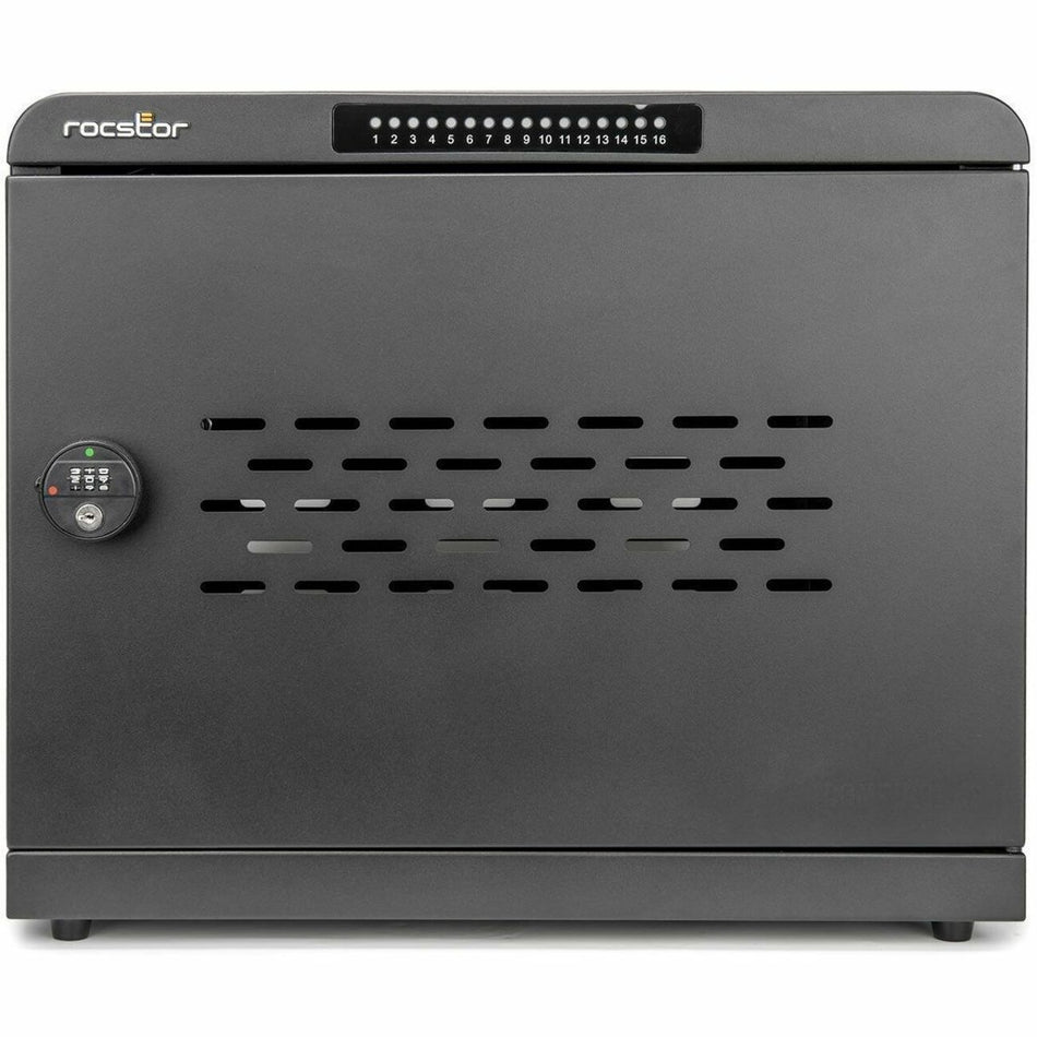 Rocstor Volt UC16 USB-C 16-Device Charging Station Cabinet - VT0025-B1