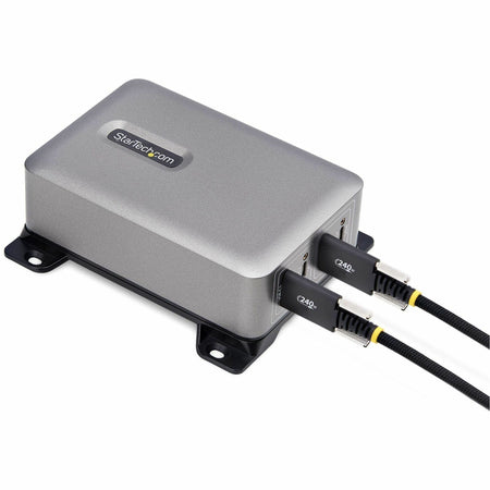 StarTech.com 4-Port Multi-Device USB-C Charger, 240W Total, 1-Port 140W EPR, Screw Locking Ports, Ideal for Boardrooms, 2x 10ft Cable Incl - 424D3N-USB-C-CHARGER