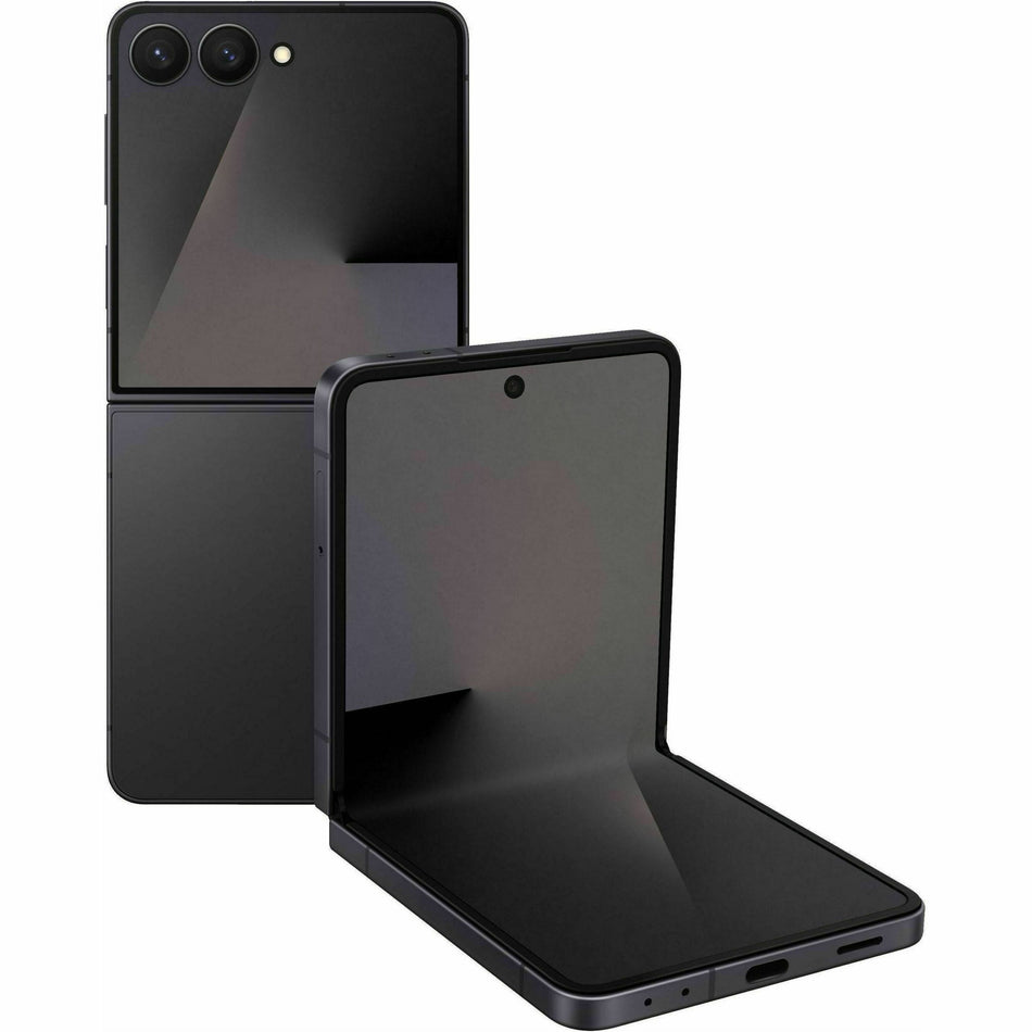 Samsung Galaxy Z Flip7 SM-F766U 512 GB Smartphone - 6.9" Flexible Folding Screen Dynamic AMOLED 2X Full HD Plus 2520 x 1080 - Deca-core (Cortex X5Single-core (1 Core) 3.30 GHz + Cortex A725 Dual-core (2 Core) 2.74 GHz + Cortex A725 Penta-core (5 Core) 2.36 GHz + Cortex A520 Dual-core (2 Core) 1.80 GHz) - 12 GB RAM - Android 16 - 5G - Jet Black - SM-F766UZKEXAA