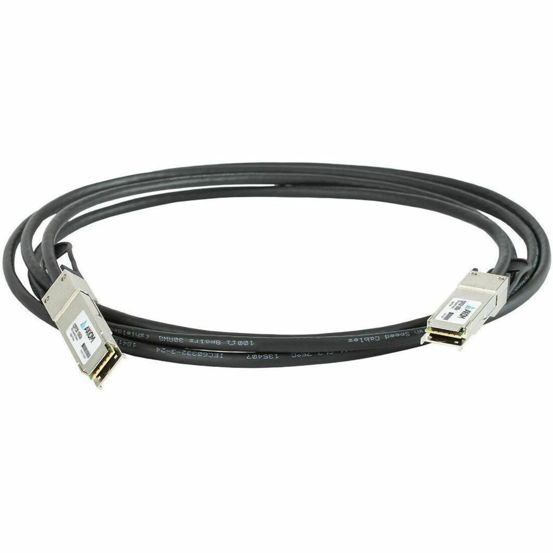 Axiom 100GBASE-CR4 QSFP28 Passive DAC Cable 0.5m - DAC-Q28-100G-0.5M-AX