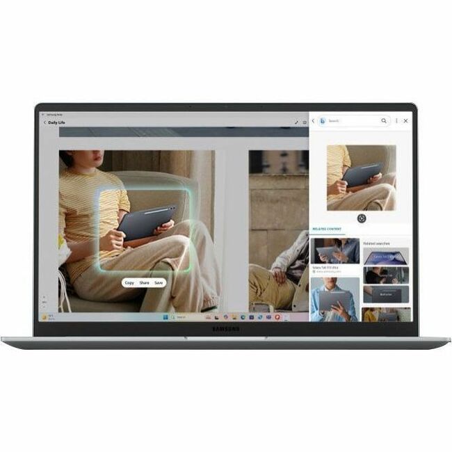 Samsung Galaxy Book5 NP754XHD-KB2US 15.6" Notebook - Full HD - Intel Core Ultra 5 225U - 16 GB - 256 GB SSD - Silver - NP754XHD-KB2US