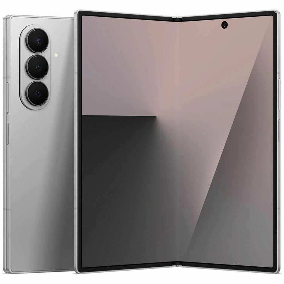 Samsung Galaxy Z Fold7 SM-F966U 256 GB Smartphone - 8" Flexible Folding Screen Dynamic AMOLED 2X QXGA+ 2184 x 1968 - Octa-core (OryonDual-core (2 Core) 4.47 GHz + Oryon Hexa-core (6 Core) 3.53 GHz - 12 GB RAM - Android 16 - 5G - Silver Shadow - SM-F966UZSAXAA