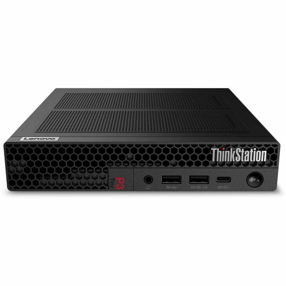 Lenovo ThinkStation P3 Gen 2 30K5004MUS Workstation - 1 x Intel Core Ultra 7 265 - 16 GB - 512 GB SSD - Tiny - Black - 30K5004MUS