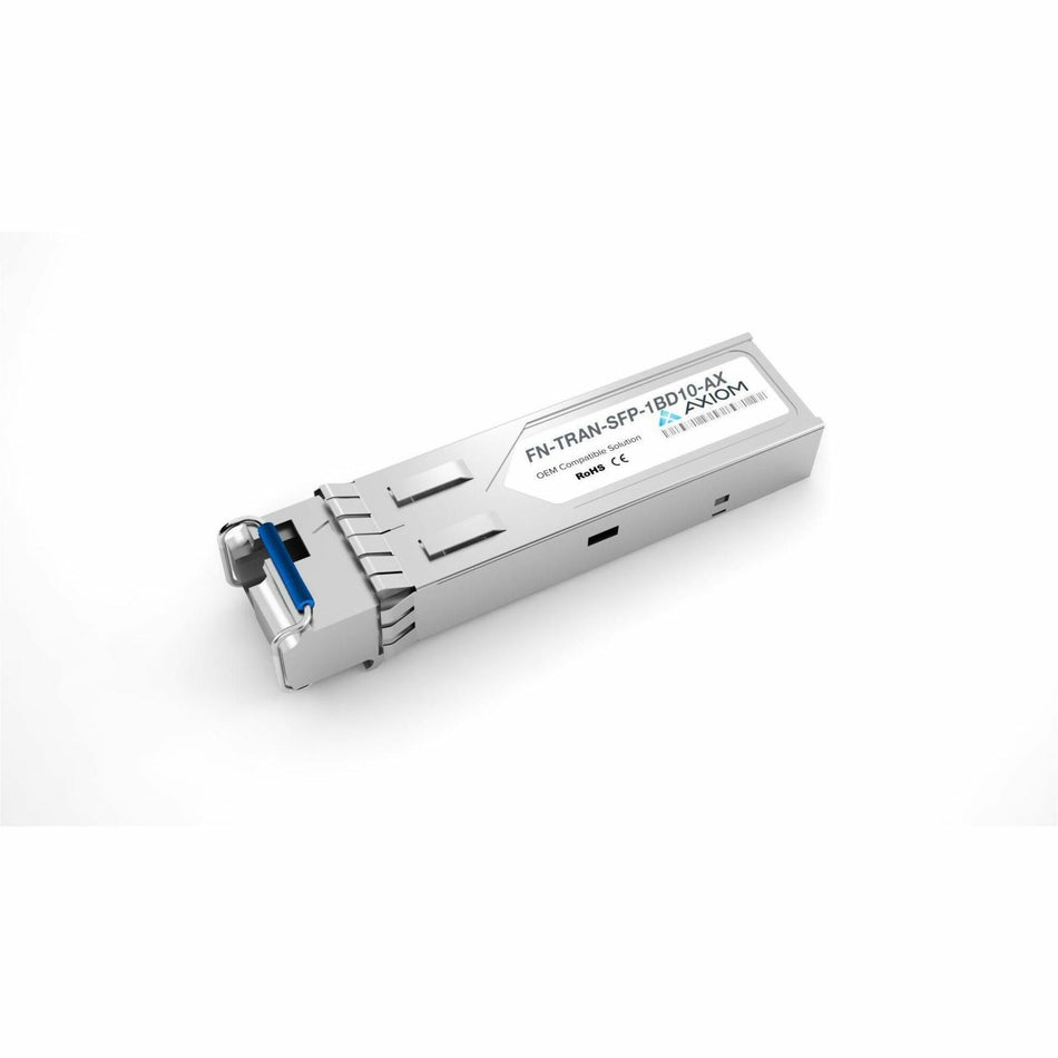 Axiom 100% Fortinet Compatible 1000BASE-BX10-D SFP - FN-TRAN-SFP-1BD10-AX