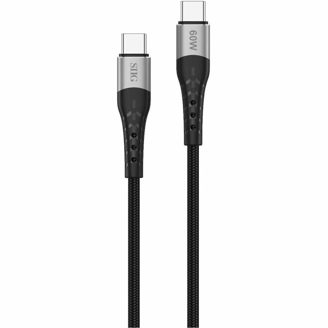SIIG USB-C to USB-C 60W Charging and Sync Cable - 6ft - CB-TC0N11-S1