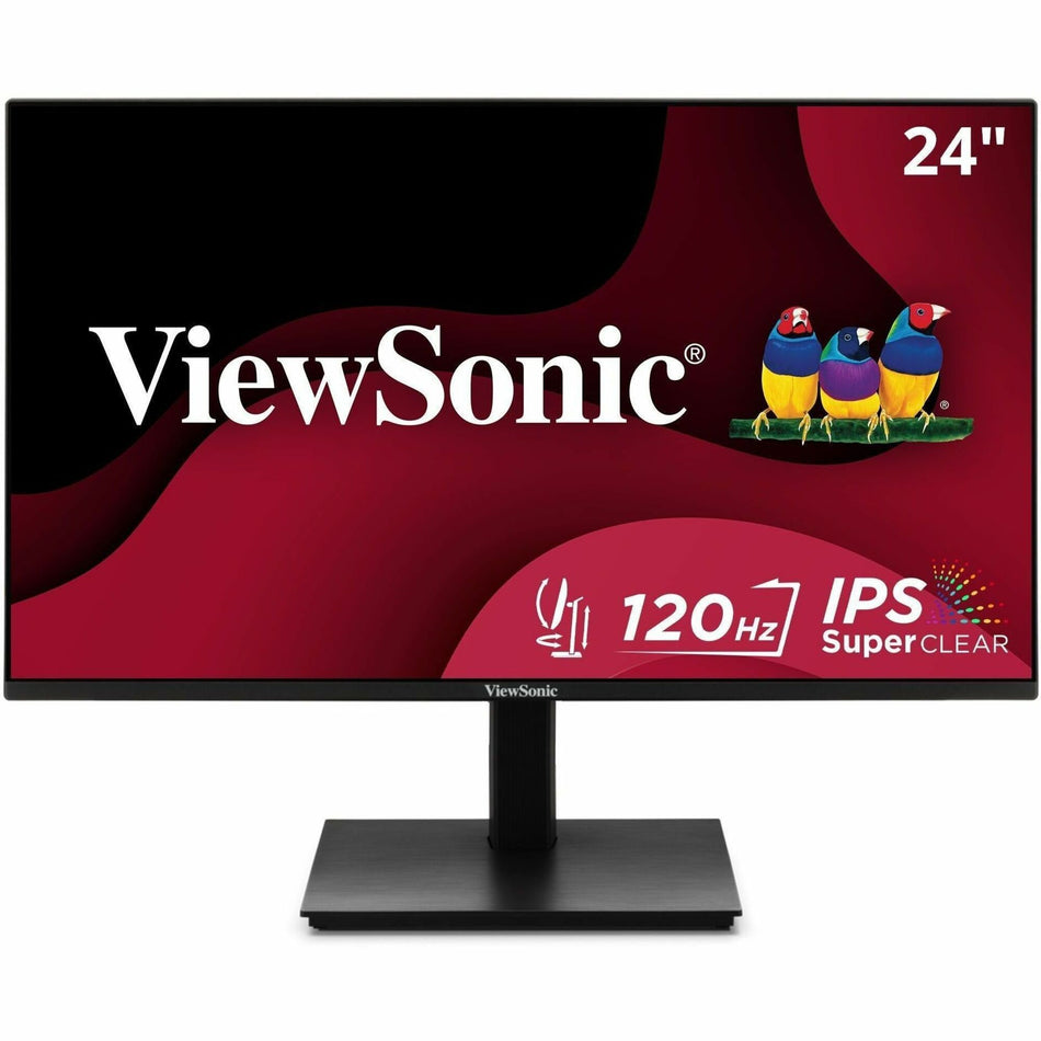Viewsonic VA2448-MHJ 24 Inch IPS 1080p Monitor with 120Hz, Advanced Ergonomics, Eye Care, HDMI, and VGA Inputs for Home and Office - VA2448-MHJ