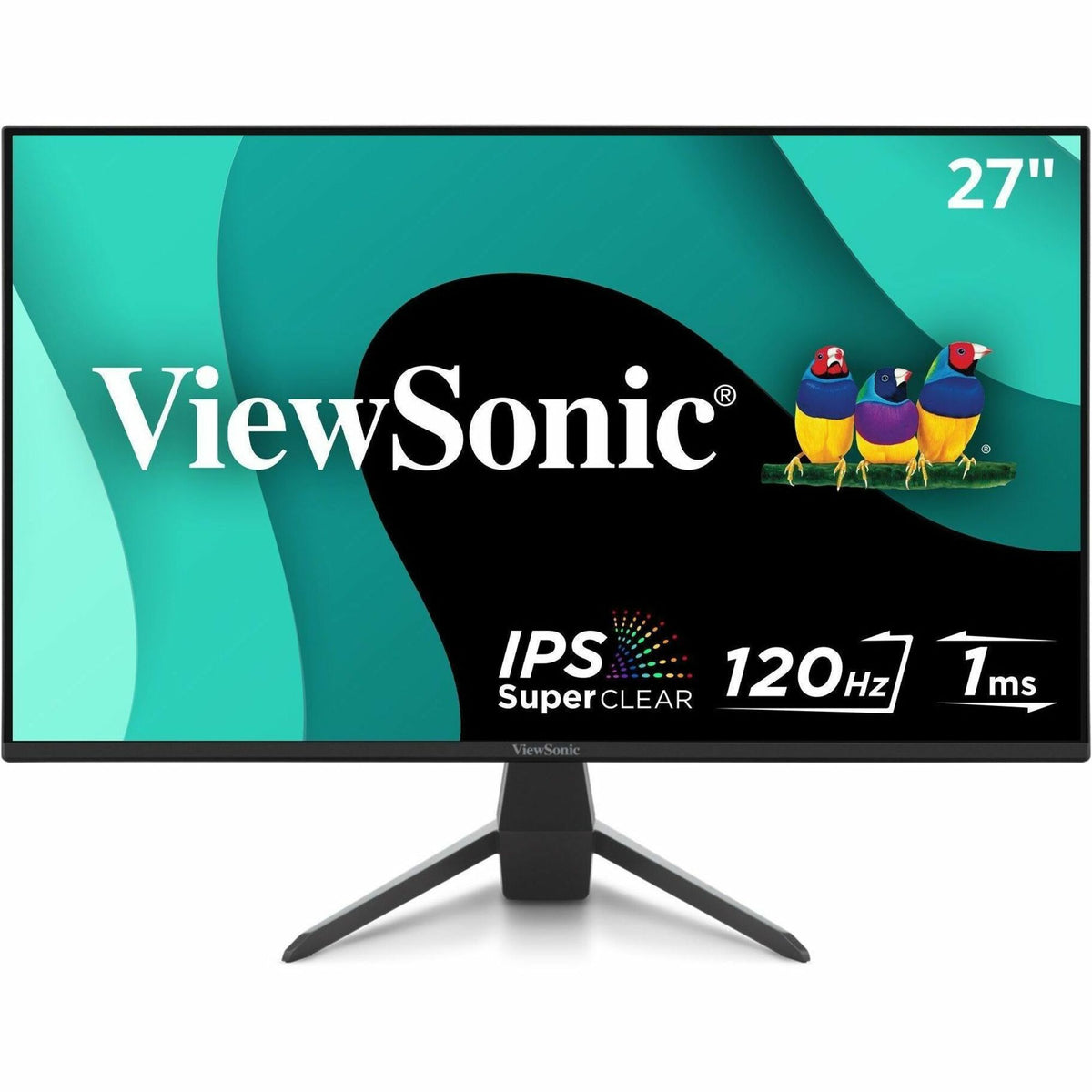ViewSonic VX2770-MHD 27 Inch 1080p IPS Monitor with 120Hz, 1ms, Variable Refresh Rate, Eye Care, HDMI, VGA and DisplayPort Inputs - VX2770-MHD