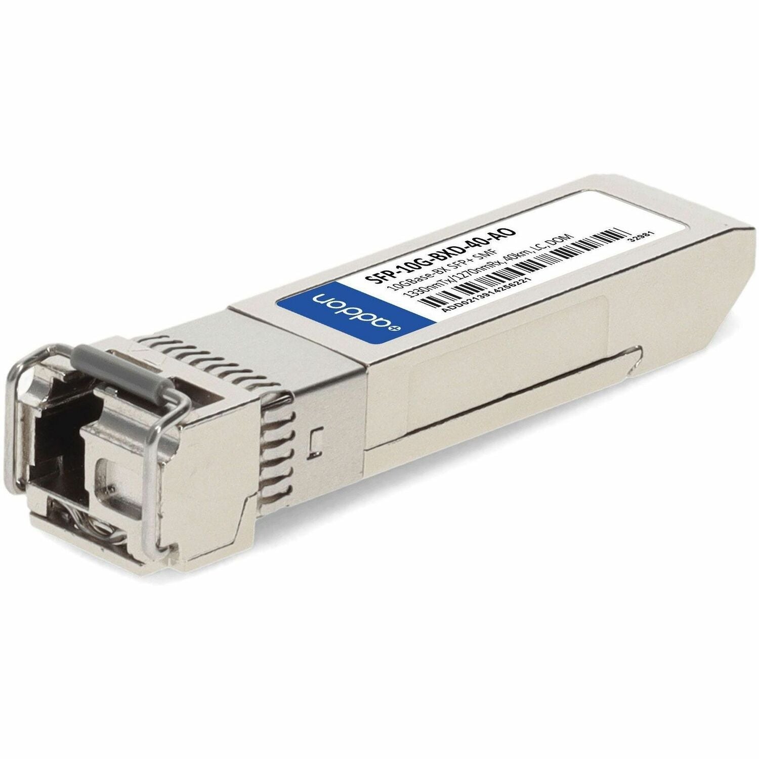 AddOn Cisco SFP-10G-BXD-40 Compatible TAA 10GBase-BX SFP+ Transceiver (SMF, 1330nmTx/1270nmRx, 40km, LC, DOM) - SFP-10G-BXD-40-AO
