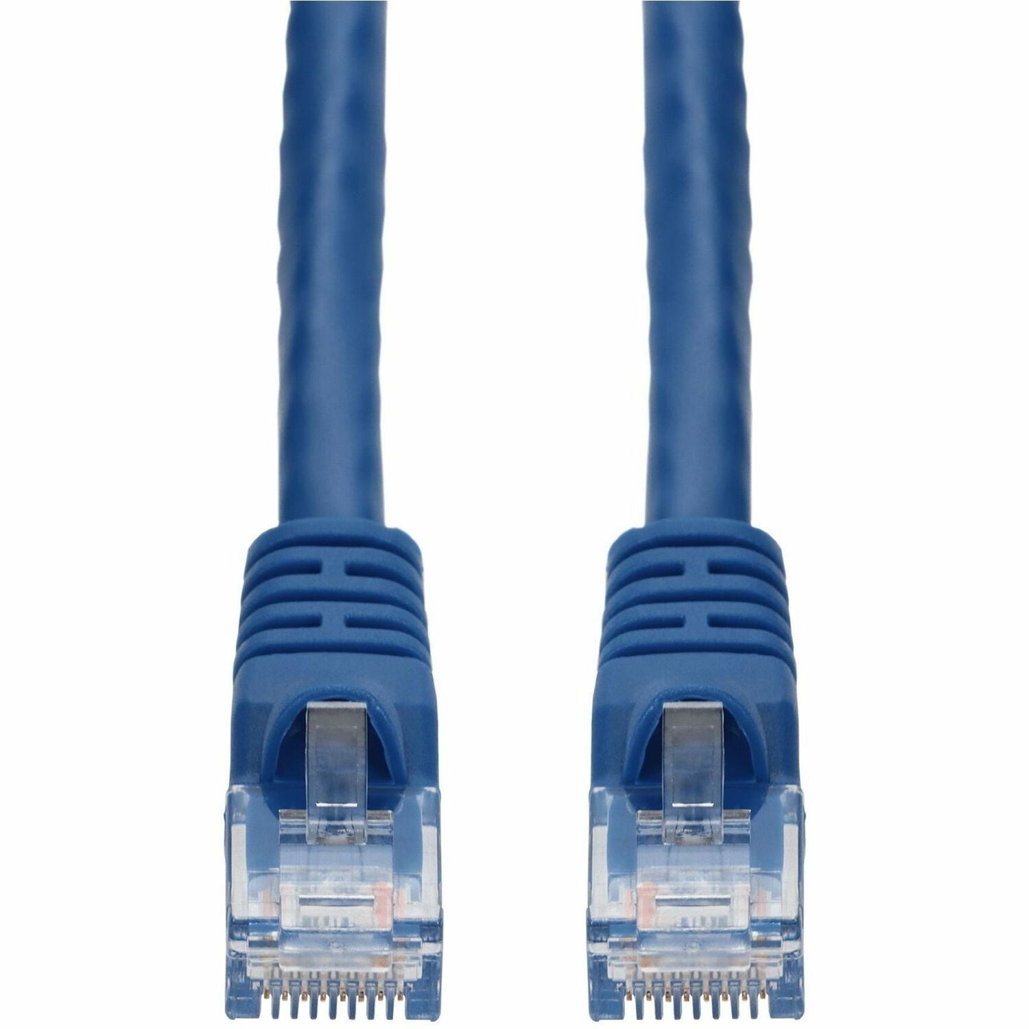 AddOn 6in Blue CAT 6 PVC Ethernet Cable Snagless Bubble Boot RJ-45 M/M - ADD-0-5FCAT6-BE