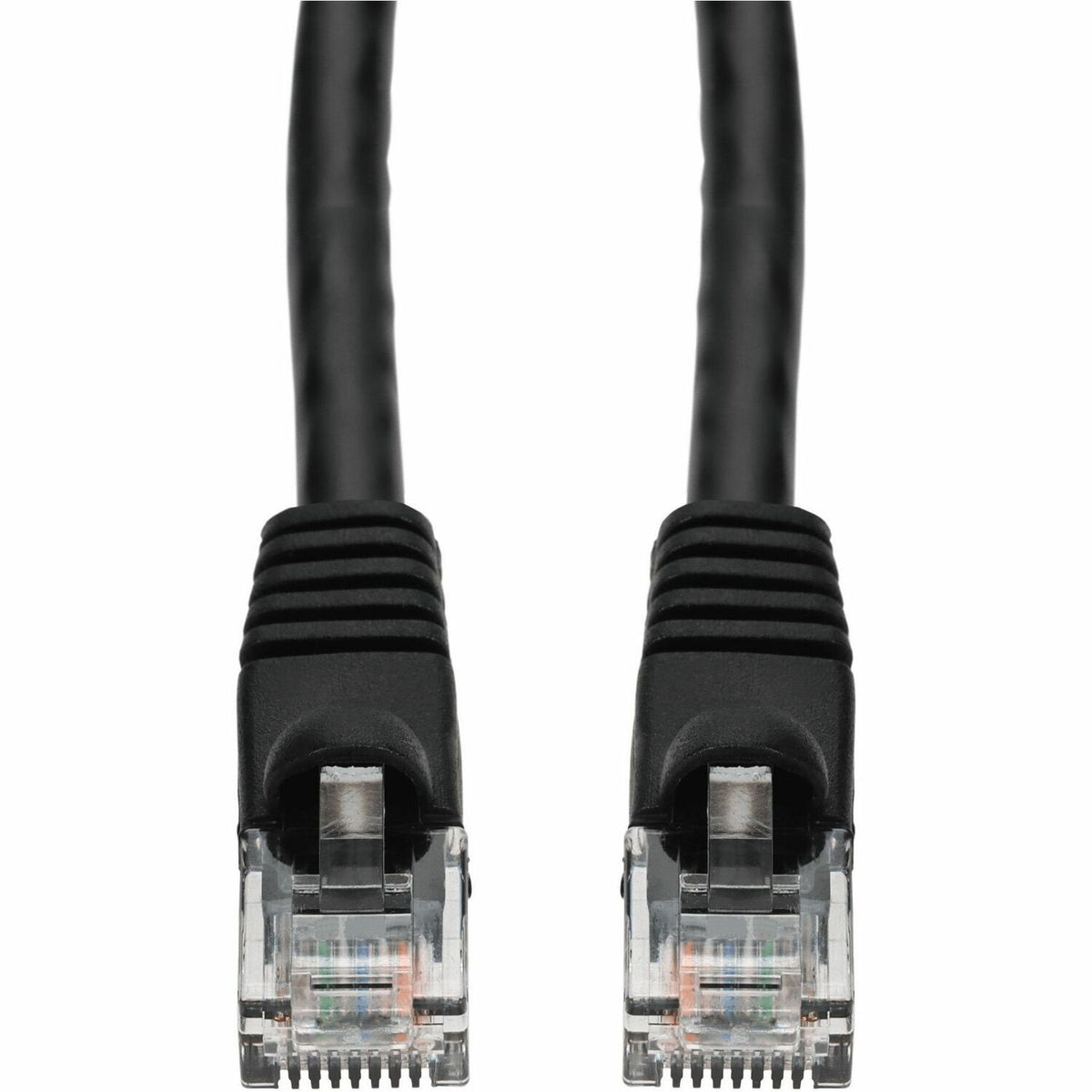 AddOn 1.5ft Black CAT 6 PVC Ethernet Cable Snagless Bubble Boot RJ-45 M/M - ADD-1-5FCAT6-BK