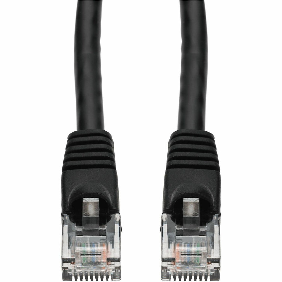 AddOn 1.5ft Black CAT 6 PVC Ethernet Cable Snagless Bubble Boot RJ-45 M/M - ADD-1-5FCAT6-BK