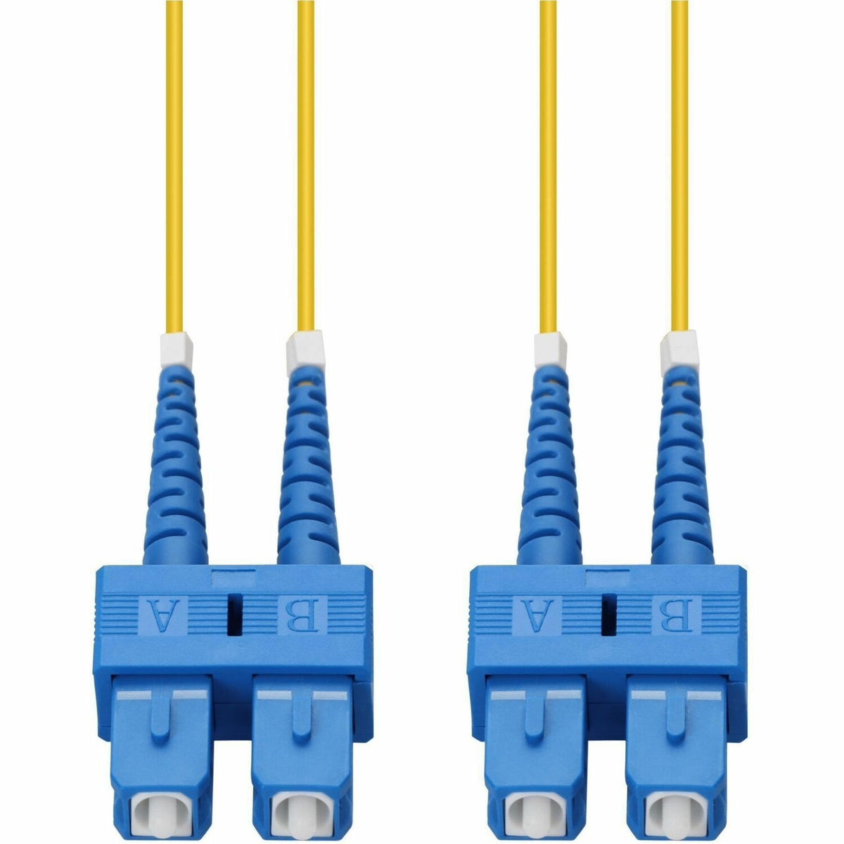 AddOn 0.5m SC to SC Yellow OS2 Duplex OFNR (Riser-Rated) SMF Fiber Patch Cable - ADD-SC-SC-0-5M9SMF