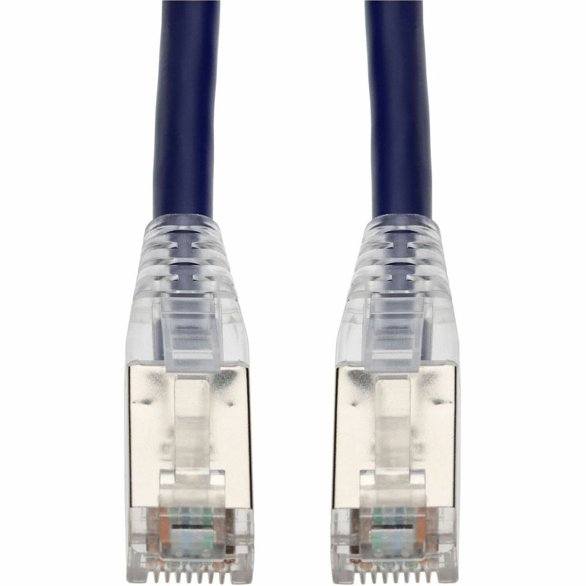 AddOn 3.5ft Purple CAT 6 Shielded PVC Ethernet Cable Snagless Easy Clear Boot RJ-45 M/M - ADD-35FCAT6S-PE