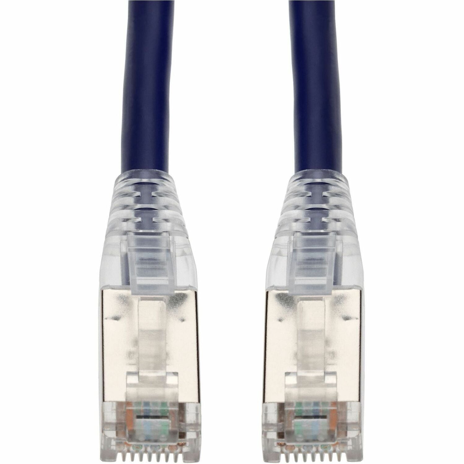 AddOn 3.5ft Purple CAT 6 Shielded PVC Ethernet Cable Snagless Easy Clear Boot RJ-45 M/M - ADD-35FCAT6S-PE
