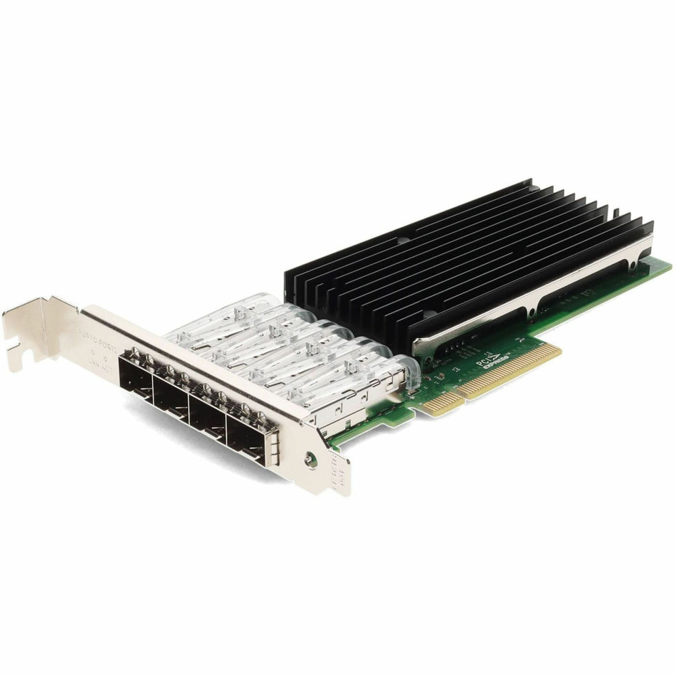 AddOn 10Gbs Quad Open SFP+ Port PCIe 3.0 x8 Network Interface Card - ADD-PCIE-4SFP+